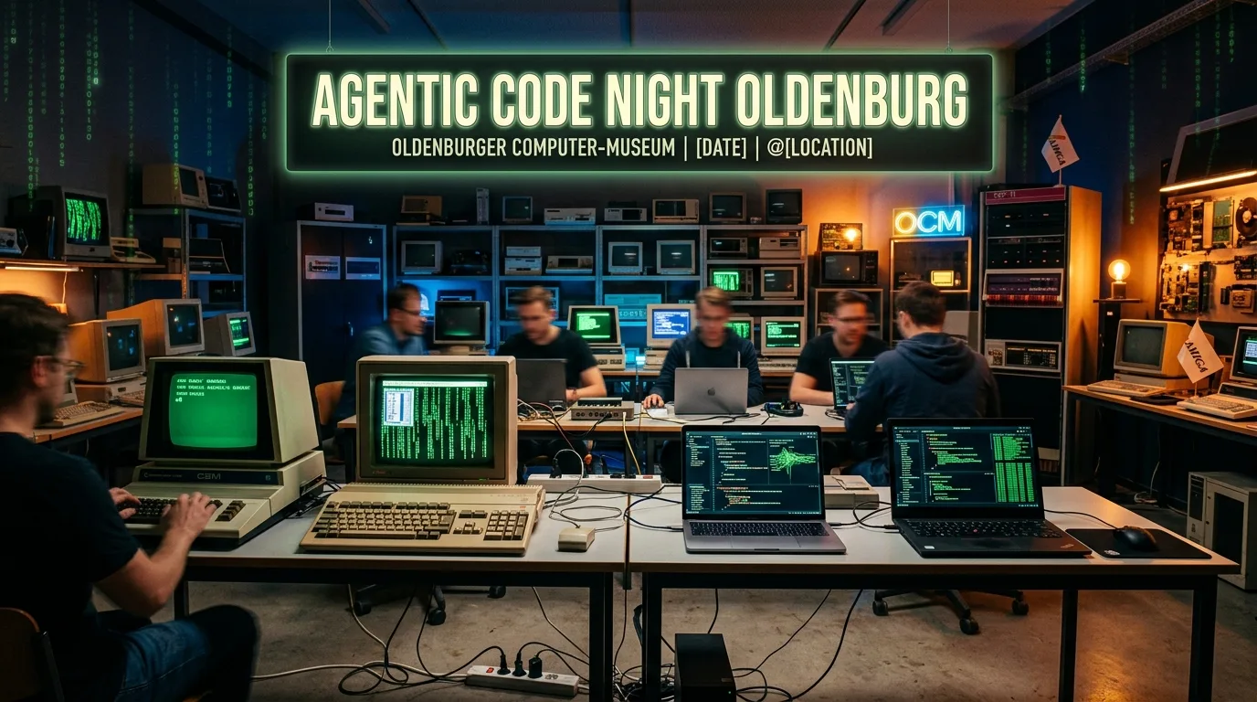 Agentic Code Night Oldenburg: 50 Jahre Computergeschichte treffen auf Agentic Coding - Image 2