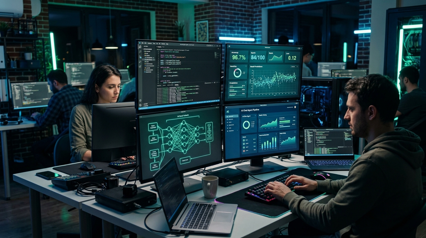 High-Velocity KI-Prototyping Arbeitsplatz mit KI-Pipelines und Dashboards