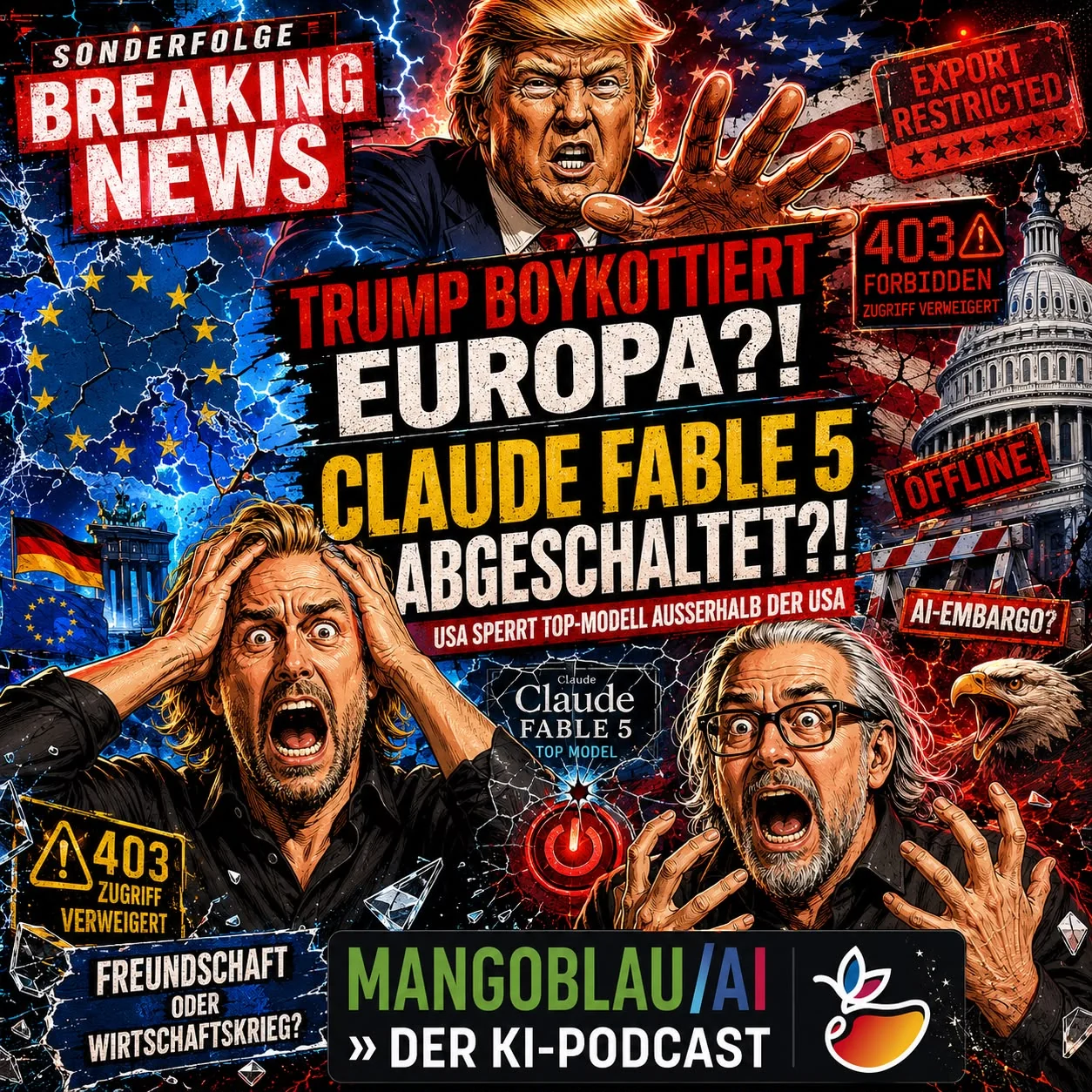 Die USA haben Claude abgeschaltet. 🌩️ Was die Fable-5-Sperre für Europas KI-Abhängigkeit bedeutet - Image 1